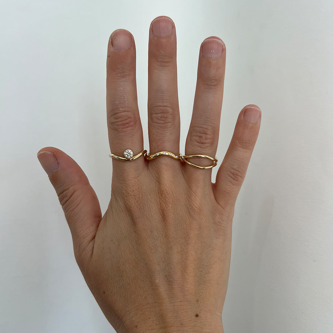 Soft Eye Diamond Ring