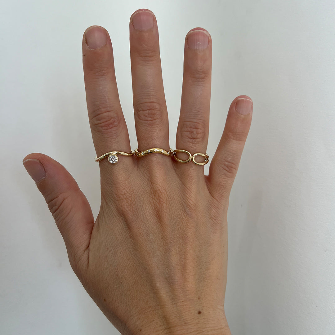 Soft Eye Diamond Ring