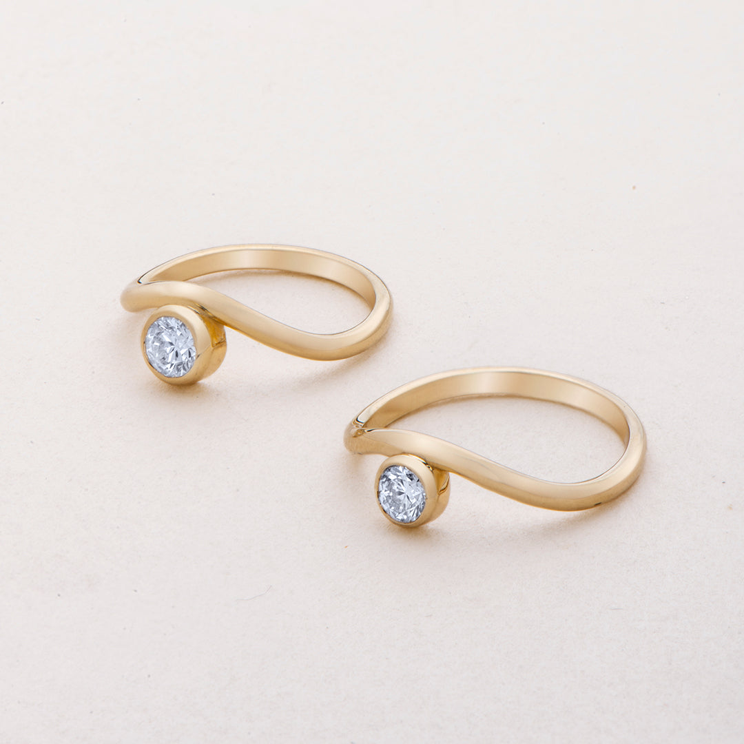 Soft Eye Diamond Ring